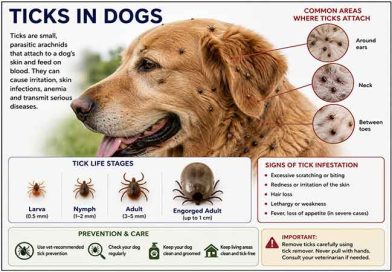 Ticks in Dogs – Causes, Symptoms, Management & Ayurvedic Approach Ticks in Dogs – Causes, Symptoms, Management & Ayurvedic Approach